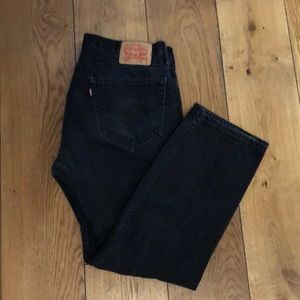 Levi’s 505 in black